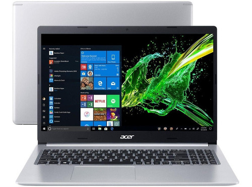 Notebook Acer A515-54g-52c1 Ci5 8gb (mx250) 512gb W10 15.6'' Cor Prateado
