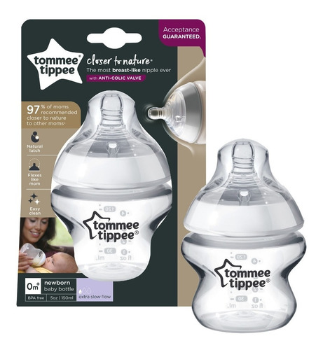 Biberón Closer To Nature Tommee Tippee 5oz - 150ml