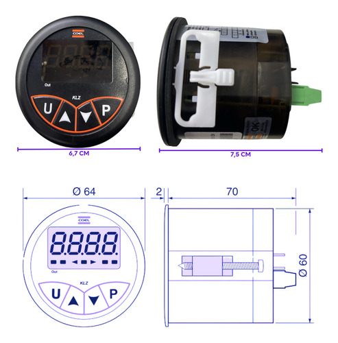 Coel Controlador De Temperatura Digital Klz10 100/240