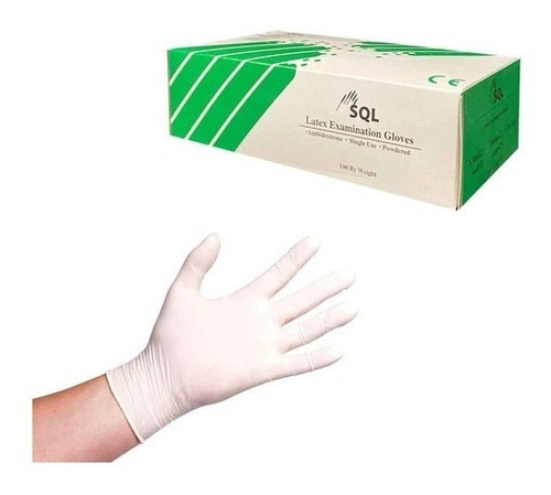 Guantes De Látex Caja 100 Unidades 