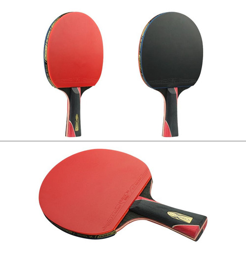 Raquete Classica 5 Estrelas Profissional Tenis Mesa + 3 Bola