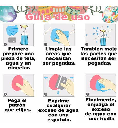 9p Pegatinas Decorativas De Pascua Para Vinilos En Ventanas