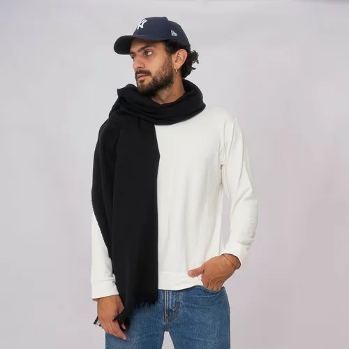 Customs Ba Pashmina Hombre Rectangular Con Flecos Bufanda