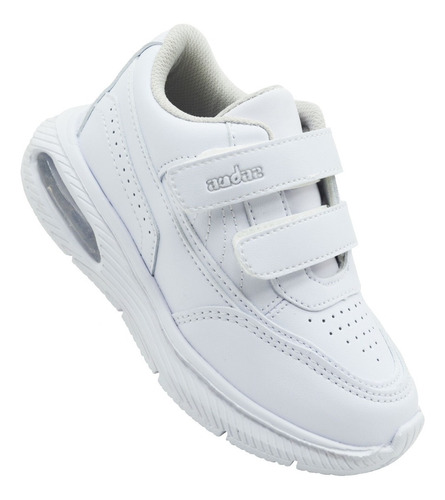 Tenis Audaz 155741-b Sintético Blanco Niños