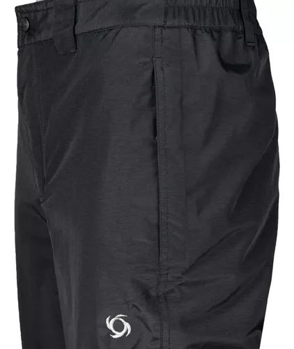 Doite - Pantalón Impermeable Cyclon Mujer Negro