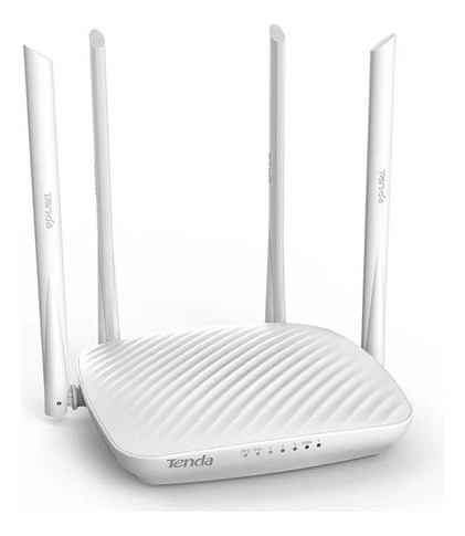 Router Wifi N600mbps Tenda 4 Antenas Alta Ganancia F9 Color Blanco