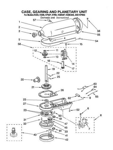 Imagen 7 de 7 de Engranaje Kitchenaid Repuesto Original
