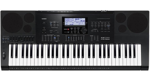 Organo Teclado Casio Ctk7200 61 Teclas Sensibles C/fuente Tm