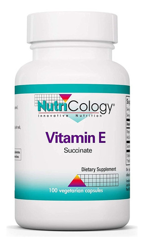 Vitamina E 100 Cap Nutricology - U - Unidad A $5142