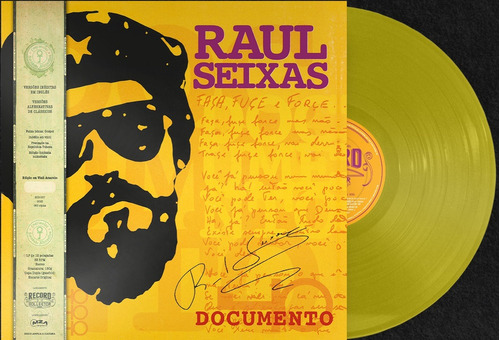 Disco De Vinil Novo - Raul Seixas - Documento Lp 180 G Color