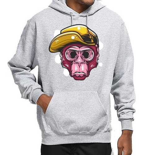 Sudadera Hoodie Monkey Graffiti Monkey Gorilla Todas Tallas 