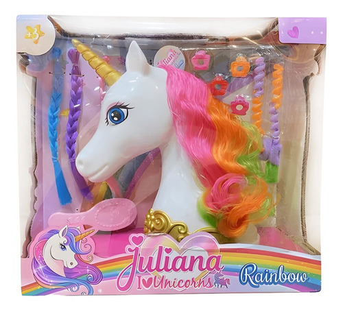 Juliana Peluquería Unicornio Para Peinar Con Accesorios