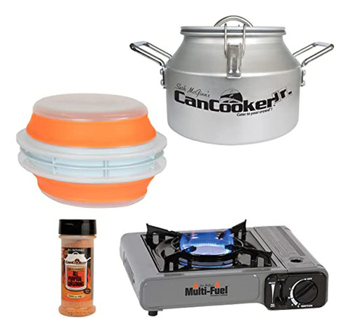 Cancooker Kit Freidora Pescado Portatil Compacto Quemador