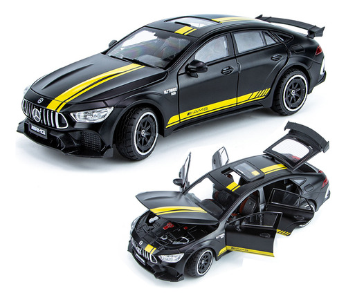 Benz Amg Gt63 Miniatura Metal Coche Con Luces Y Sonido 1/24