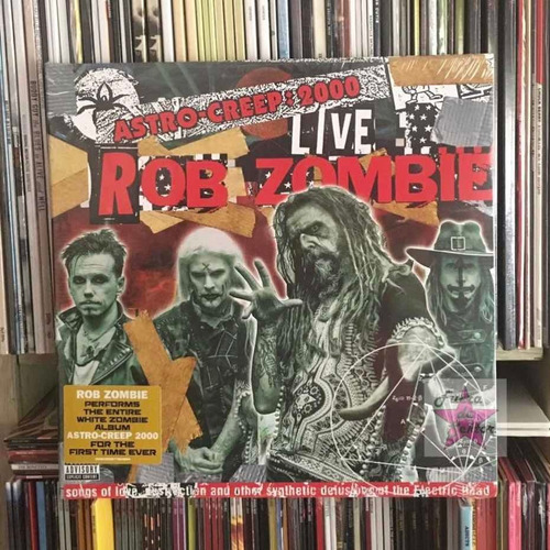 Vinilo Rob Zombie Astro-creep 2000 Live Eu Import.