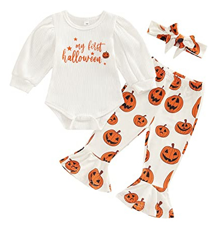 Twopumpkin My First Christmas Baby Girl Outfit Santa 2b59l