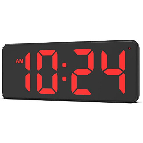 Reloj De Pared Led Digital Pantalla Grande, Números Gr...