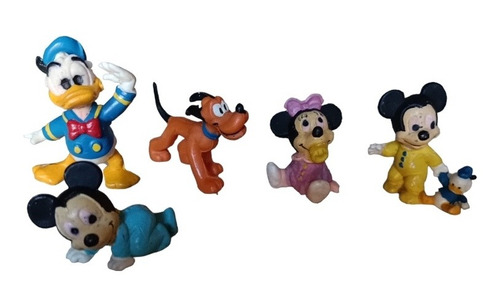 Walt Disney,5personajes,donald,pluto, Babys Mickey Y Minnie