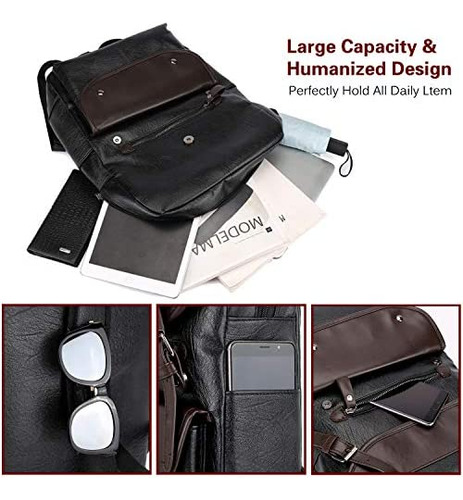 Fandare Mochila Unisex Mochila Impermeable De Pu Para Comput