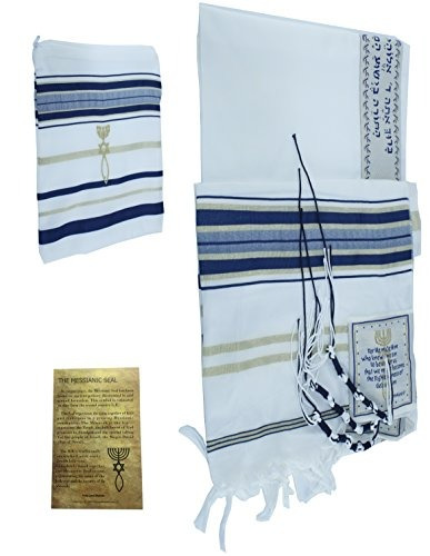 New Covenant Prayer Shawl Tallit Englishhebrew Con Estuche A