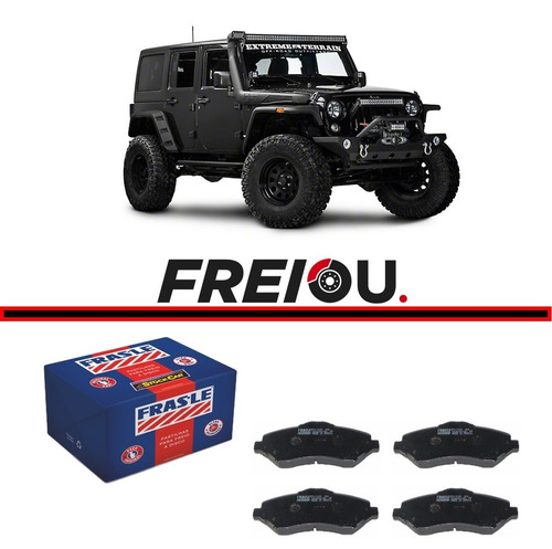 Kit Pastilha Freio Dianteira Jeep Wrangler 2007 2008 2009