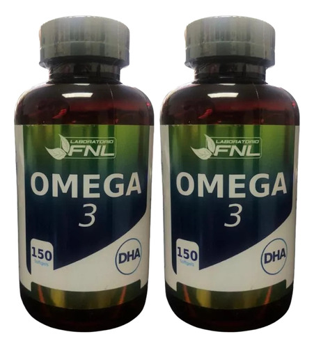 Pack 2 Omega 3 Fnl 150 Caps Fish Oil Epa Dha