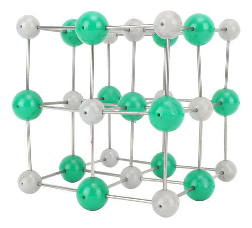 Química Del Modelo De Estructura Atómica Cristal De Cloruro