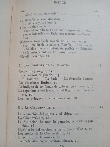 Karl Jaspers La Filosofía - Breviarios (Usado)