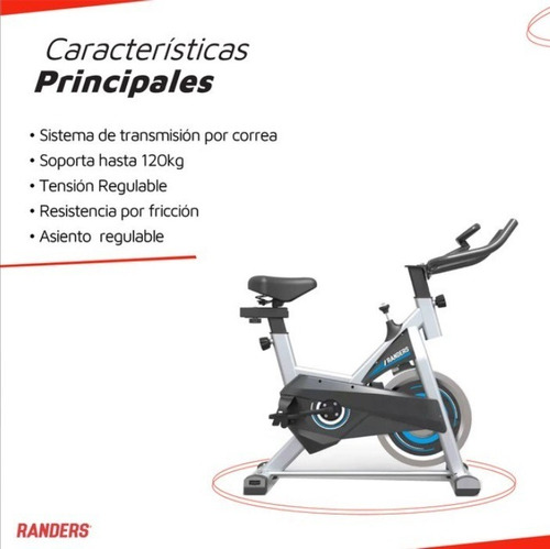 Imagen 2 de 8 de Bicicleta Spinning Arg-865sp Mundo Gym