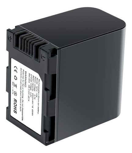 Npx-108 - Bateria De Videocamara, Bateria Recargable De 4500