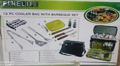 Set Parrillero Con Bolso.