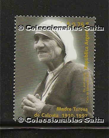 Madre Teresa De Calcuta, Sello Mint, P/mt 2157, Gj 2864