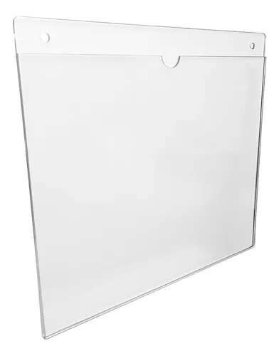 comprar Porta Documentos En Acrílico, 2mm, Carta, Horizontal.