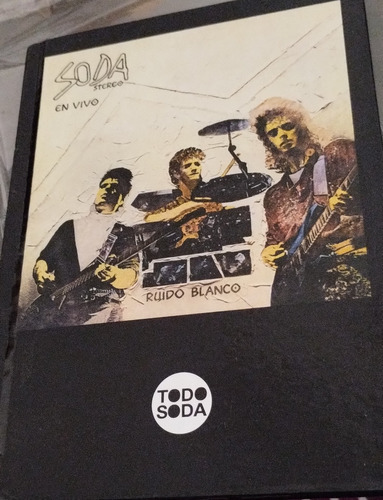 Soda Stereo Cd + Libro Edición Ruido Blanco En Vivo  