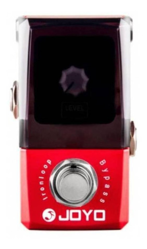 Pedal de efecto Joyo Ironman Ironloop JF-329  rojo