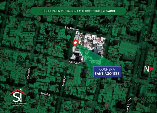Cochera En Venta Zona Macrocentro Rosario De 12m2