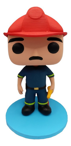 Funko Pop Personalizado Bombero