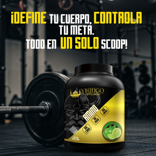 Aminoácidos En Polvo Vikingo 1 Kg Varios Sabores 100 Servis Limón