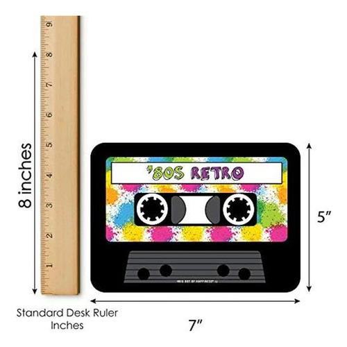 Dot Of 80s Retro - Bar Bingo Cards And Markers - Totalmente