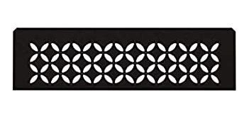 Schluter Systems Niche Shelf-n   Diseño Floral   Negro Mate 