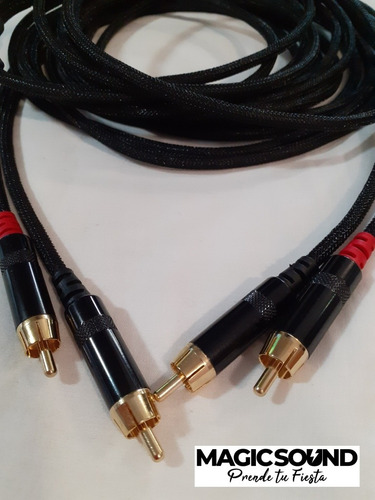 Cable De Nailon Rca De Calidad Profesional Nuevo