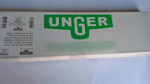 Laminas De Borracha Unger De 20cm Lote C/ 200 Unidades.