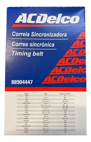 Kit De Distribución Onix 2019 2020 Acdelco Correa Y Tensor