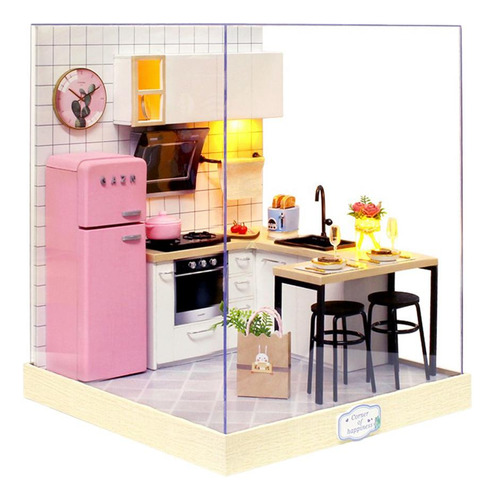 1/124 Diy Mini Dollhouse Kit De Muebles De En Miniatura Casa