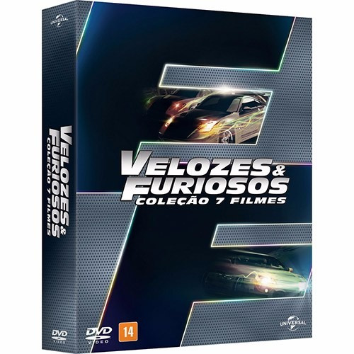 Box Dvd Coleção Velozes E Furiosos 1 Ao 7 - Original Lacrado