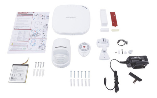Imagen 2 de 2 de Kit Alarma Hikvision Inalambrica Ds-pwa32-ks Wifi 3g/4g