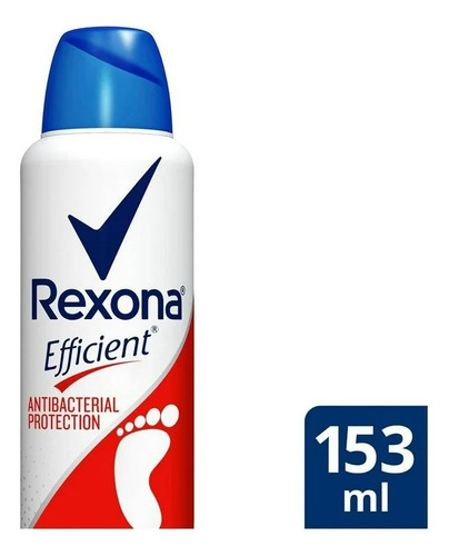 3 Pza Desodorante Para Pies En Aerosol Rexona Efficient Deso