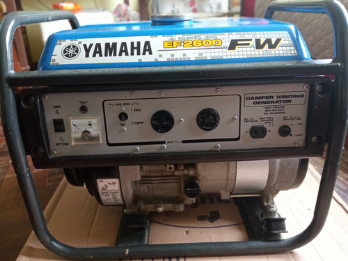 Generador Yamaha Ef2600fw Monofásico 220v