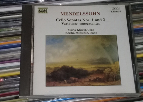 Kliegel Merschner Mendelssohn Cello Sonatas 1&2 Cd / Kktus