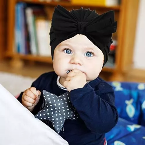 Turbante Bebe Gorros De Turbante Con Nudo De Lazo Para Bebé